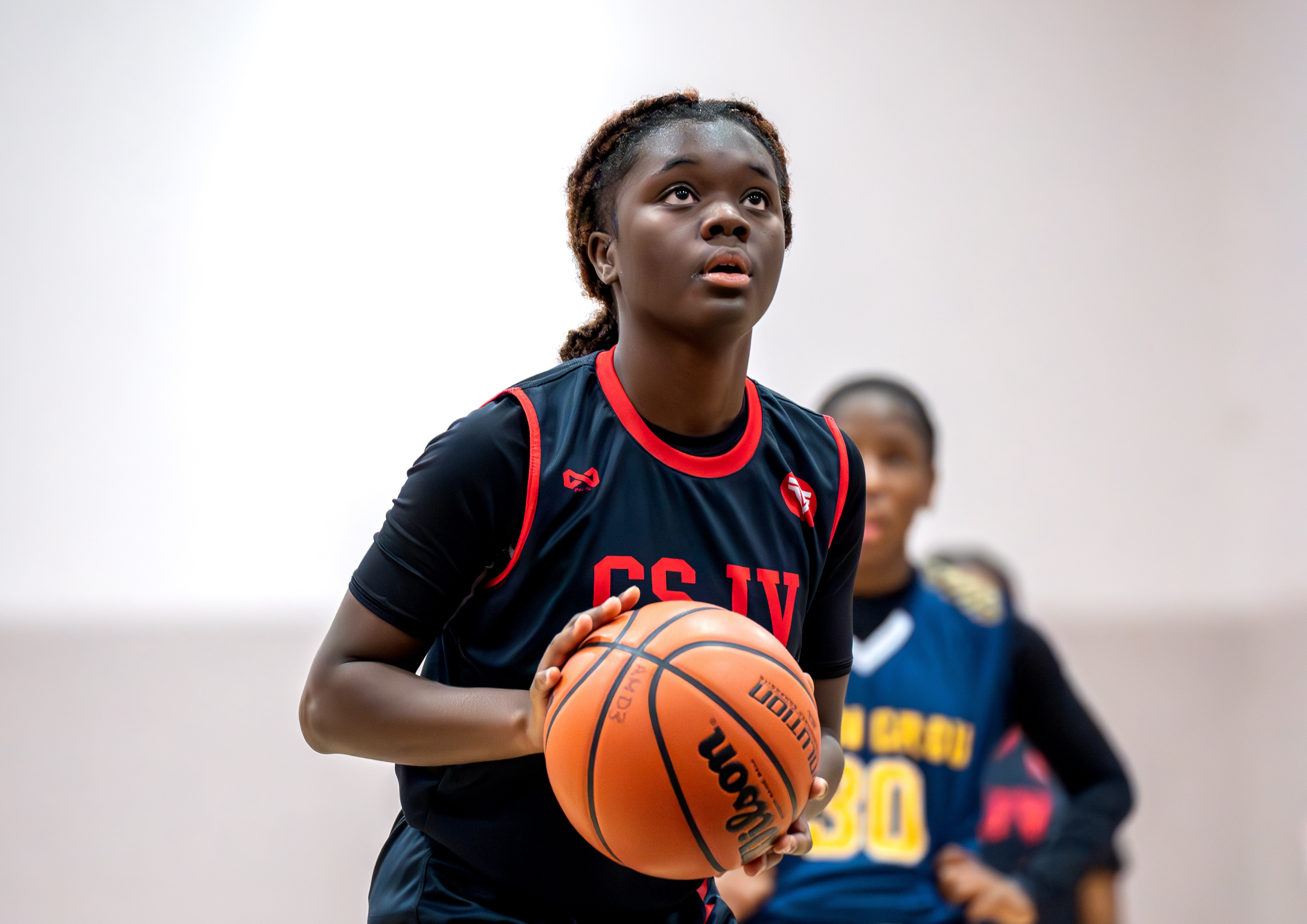 Une joueuse de basketball