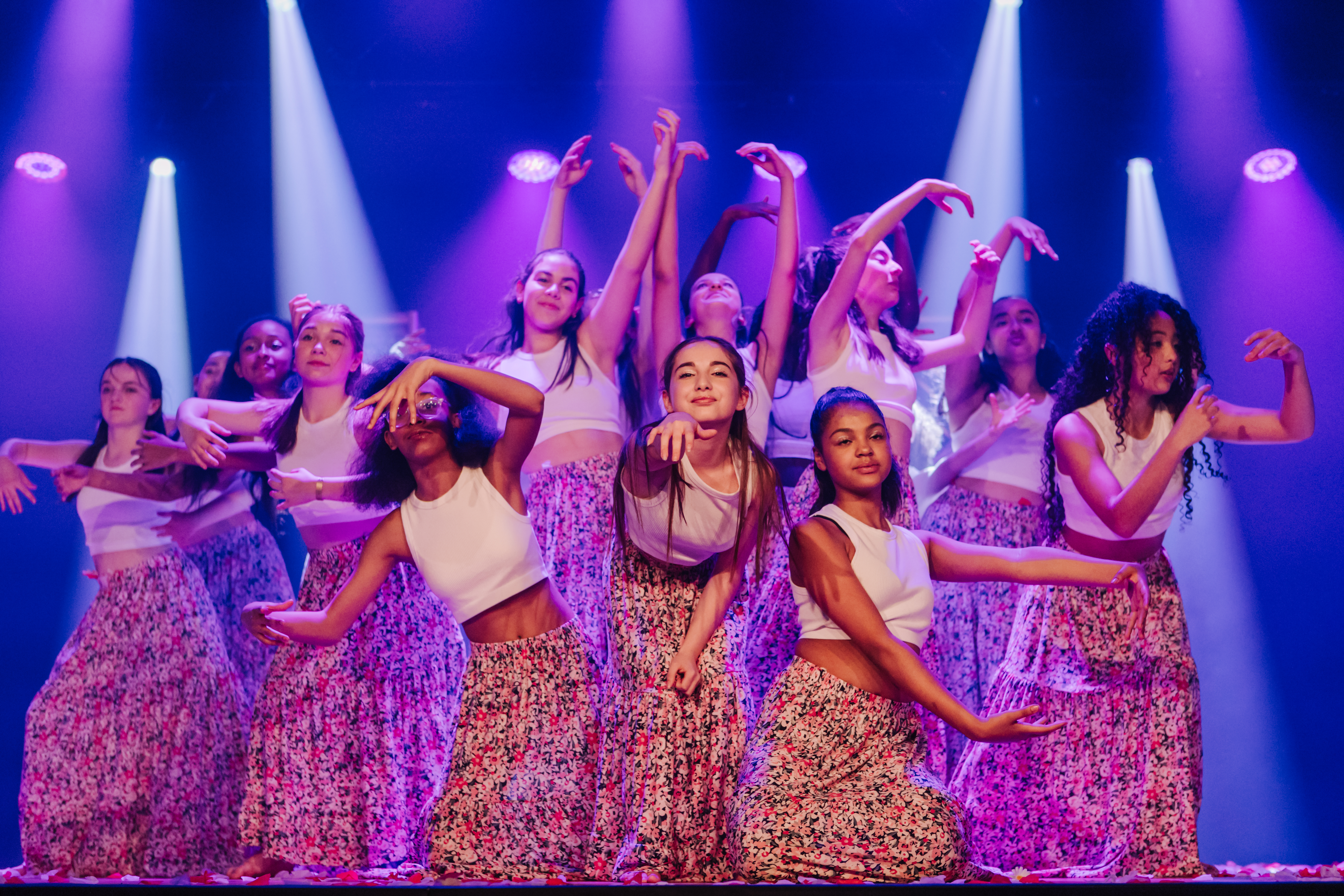 Des danseuses sur scène